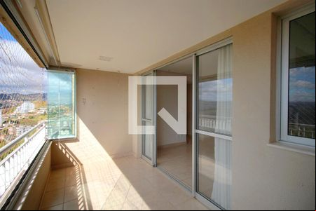 Varanda da Sala de apartamento para alugar com 3 quartos, 118m² em Nova Vista, Belo Horizonte