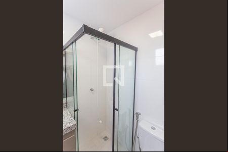 Banheiro da Suíte de apartamento à venda com 2 quartos, 120m² em São Geraldo, Belo Horizonte