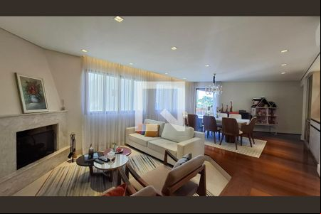 Sala de apartamento à venda com 3 quartos, 140m² em Jardim Bela Vista, Santo André