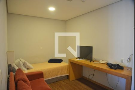 Sala de apartamento para alugar com 1 quarto, 55m² em Centro, Santo André