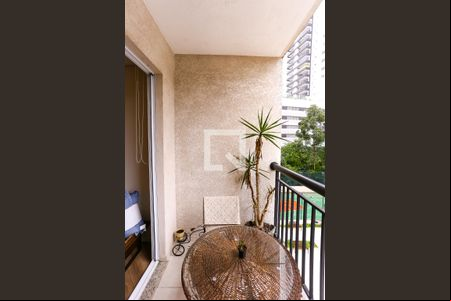 Varanda da Sala de apartamento para alugar com 2 quartos, 63m² em Jardim Monte Kemel, São Paulo