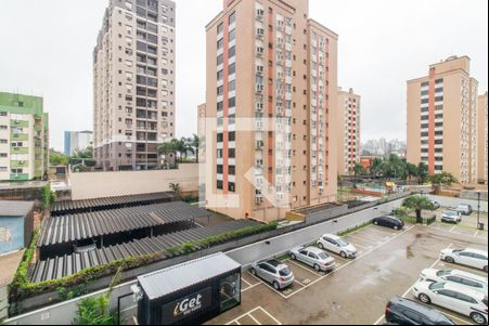 Vista da Sala/Quarto de apartamento para alugar com 1 quarto, 40m² em Partenon, Porto Alegre