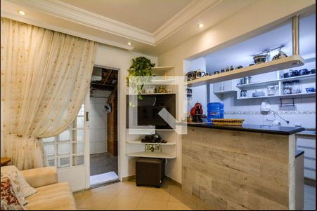 Sala de casa de condomínio à venda com 3 quartos, 114m² em Utinga, Santo André