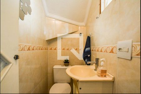 Lavabo de casa de condomínio à venda com 3 quartos, 114m² em Utinga, Santo André