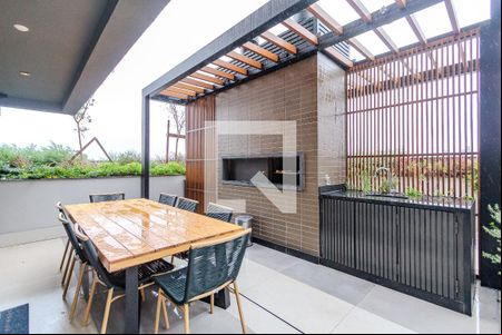 Área comum de kitnet/studio para alugar com 1 quarto, 40m² em Boa Vista, Porto Alegre