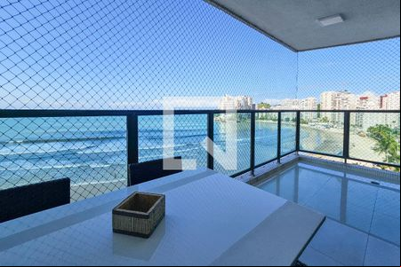 Varanda da Sala de apartamento para alugar com 4 quartos, 180m² em Vila Luis Antonio, Guarujá