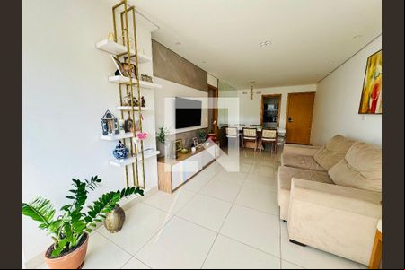 Sala de apartamento à venda com 3 quartos, 95m² em Luxemburgo, Belo Horizonte
