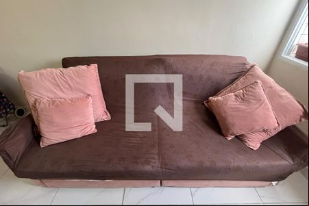 Sala de apartamento para alugar com 1 quarto, 52m² em Aparecida, Santos