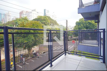 Varanda da Sala de apartamento à venda com 1 quarto, 57m² em Centro, Novo Hamburgo