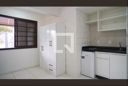 Sala_Quarto  de kitnet/studio para alugar com 1 quarto, 26m² em Carvoeira, Florianópolis