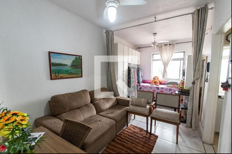 Sala/quarto de apartamento para alugar com 1 quarto, 34m² em Liberdade, São Paulo
