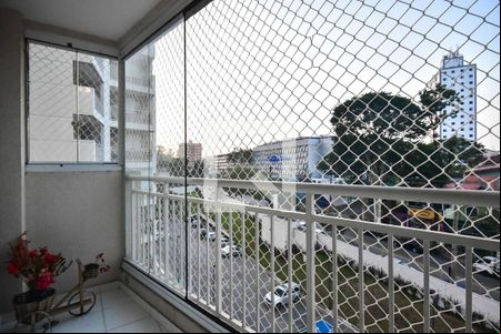 Varanda de apartamento à venda com 2 quartos, 52m² em Jardim Monte Alegre, Taboão da Serra