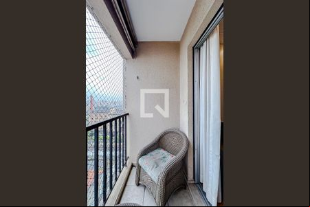 Varanda da Sala de apartamento para alugar com 2 quartos, 60m² em Mooca, São Paulo