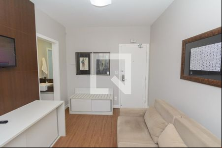 Sala de apartamento para alugar com 1 quarto, 40m² em Eldorado, Contagem
