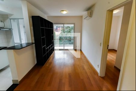 Sala de apartamento para alugar com 1 quarto, 47m² em Morumbi, São Paulo