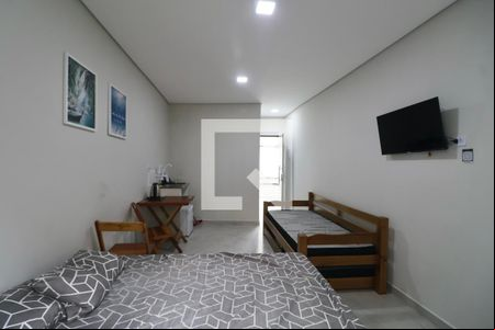 Sala de apartamento para alugar com 1 quarto, 36m² em Vila Julia, Guarujá