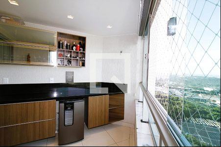 Varanda da Sala de apartamento à venda com 3 quartos, 91m² em Engenho Nogueira, Belo Horizonte