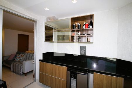 Varanda da Sala de apartamento à venda com 3 quartos, 91m² em Engenho Nogueira, Belo Horizonte