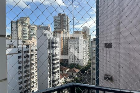 Varanda da Sala de apartamento para alugar com 1 quarto, 36m² em Gonzaga, Santos
